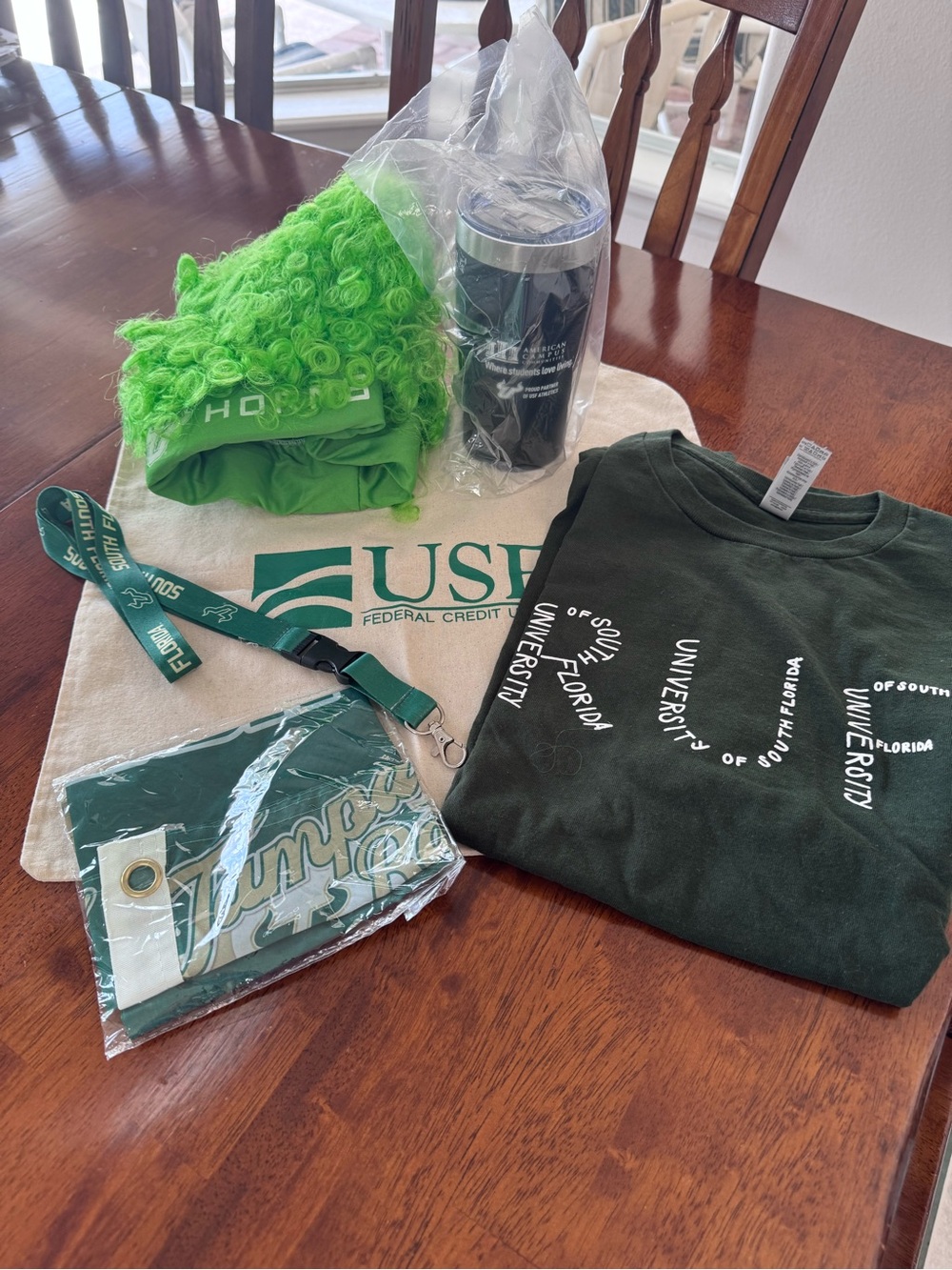 USF University T-Shirt and Accessories Set